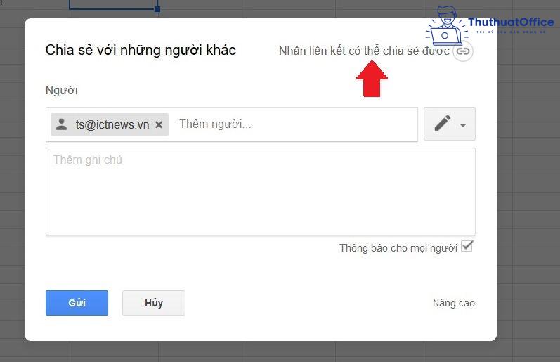 cách sử dụng Google Sheets 12