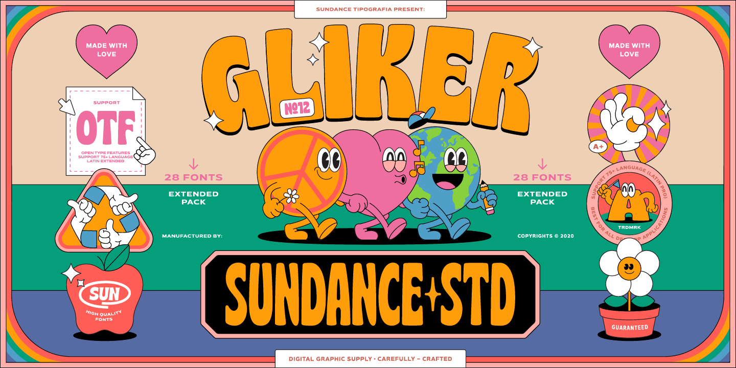 Gliker Font Family Full