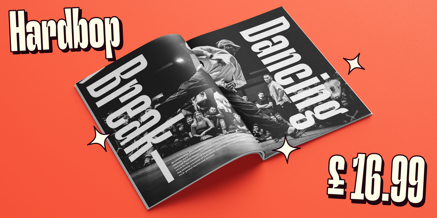 Hardbop Font Family Preview 4