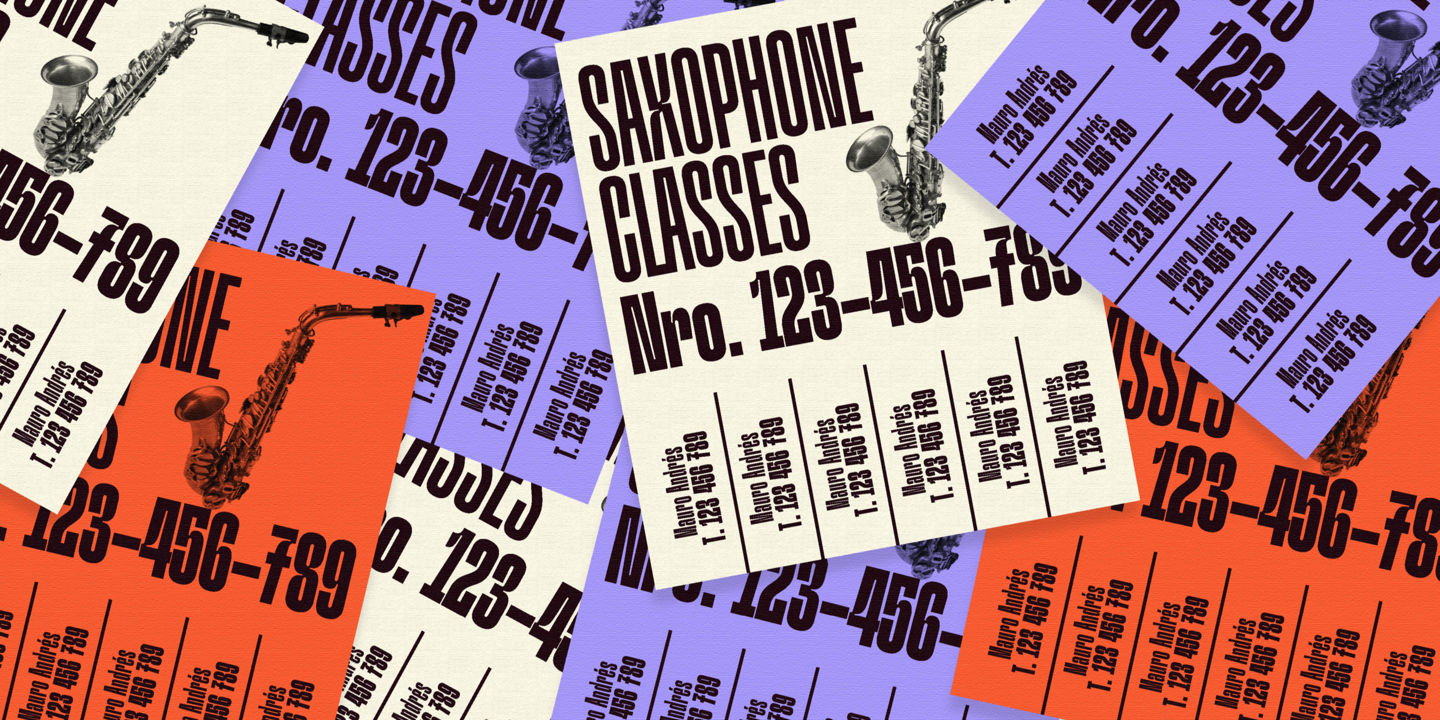 Hardbop Font Family Preview 2