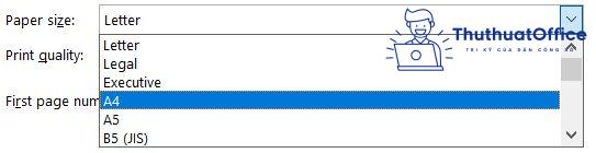 khắc phục in không hết trang trong excel