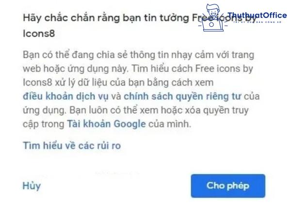 cách tích hợp Icons8 vào Google Docs 10