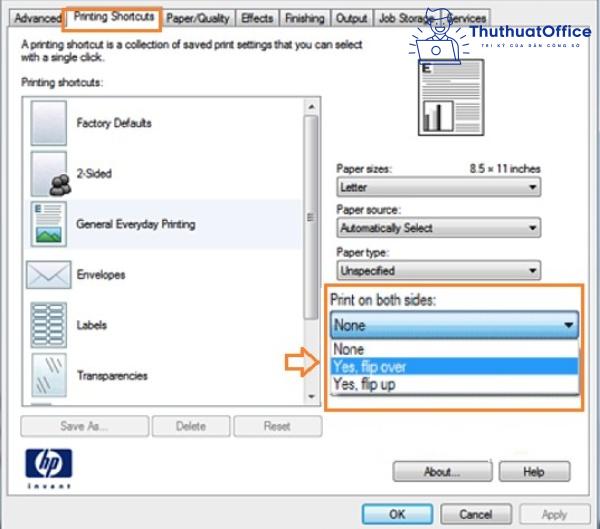 Cách in 2 mặt trong Excel