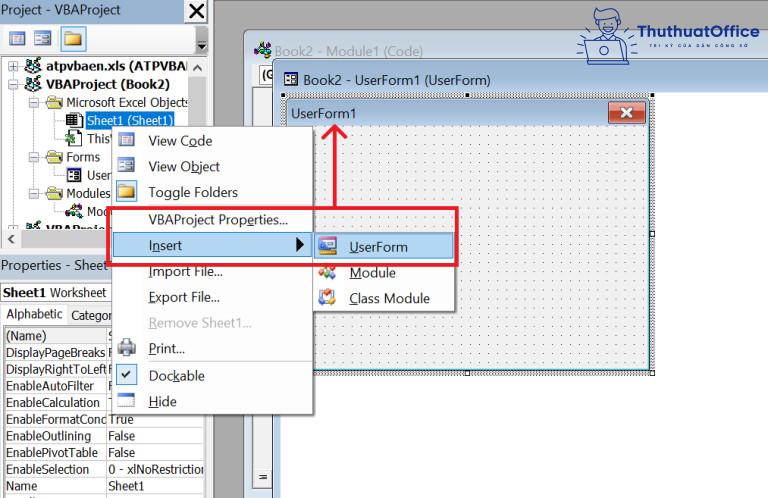 cách nhập dữ liệu trong Excel bằng form tự tạo