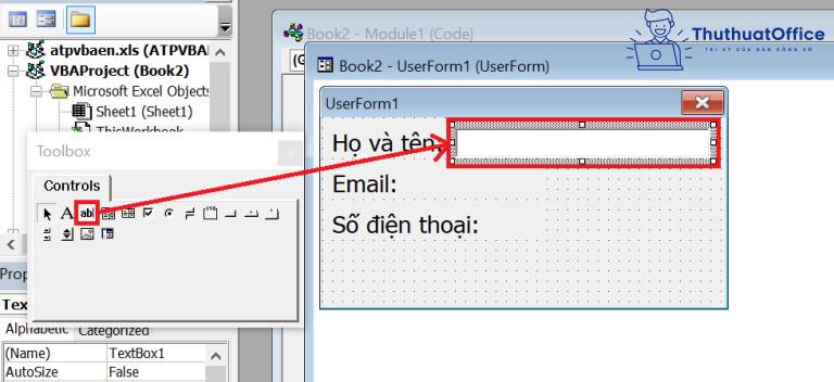 cách nhập dữ liệu trong Excel bằng form tự tạo