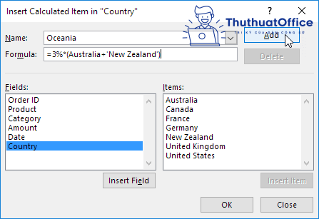 pivot table trong excel