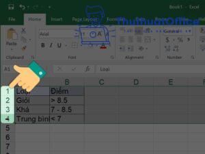 Cách giãn dòng trong Excel