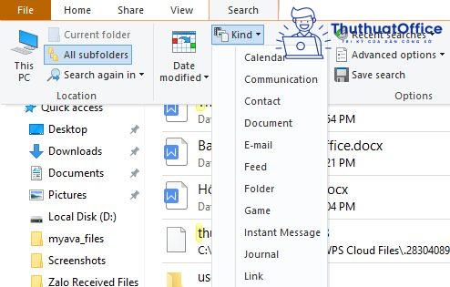 lấy lại file Word chưa lưu