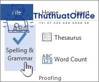 Khám phá những cách sửa lỗi chính tả trong Word 1