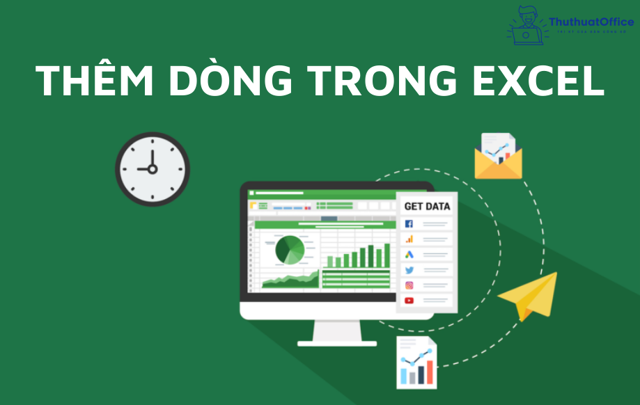 thêm dòng trong Excel