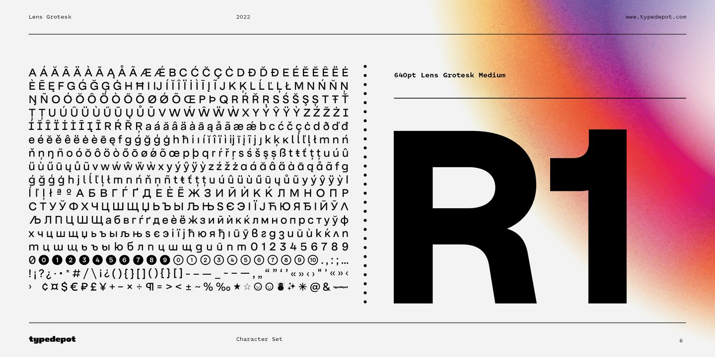 Lens Grotesk Font Family Preview 5