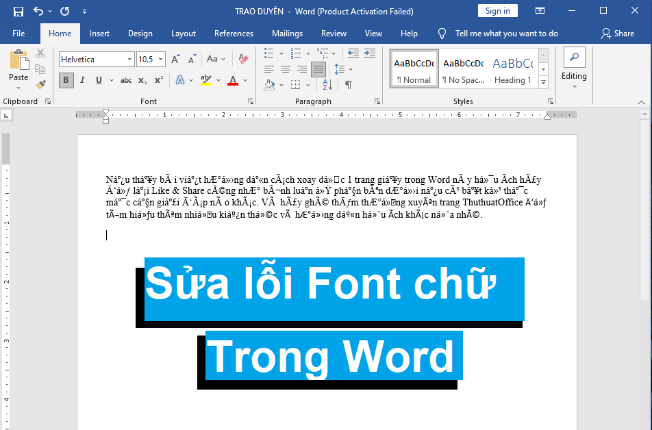 loi font chu trong Word 00