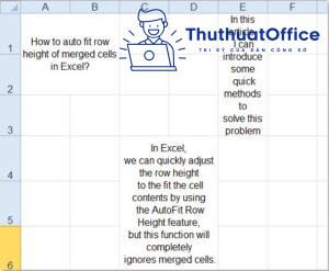 Cách giãn trong Excel