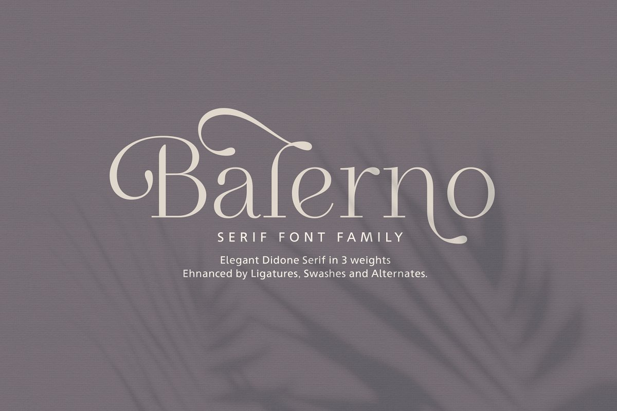 font Balerno Serif Việt Hóa