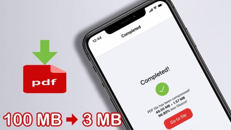Nén file PDF trên điện thoại