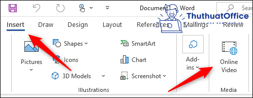 Cách chèn video vào Word mọi phiên bản 9
