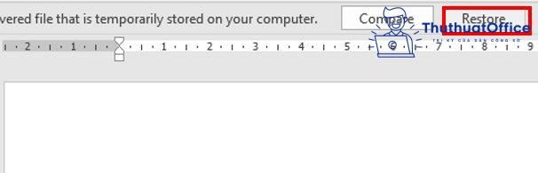 lấy lại file Word chưa lưu