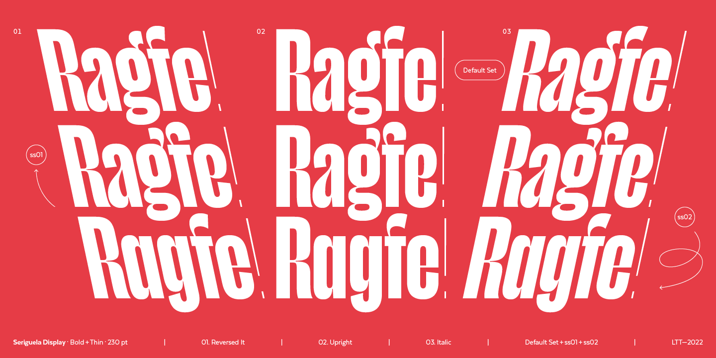 Seriguela Font Family Preview 5