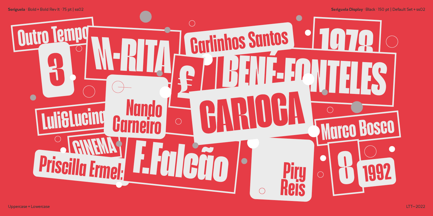 Seriguela Font Family Preview 12