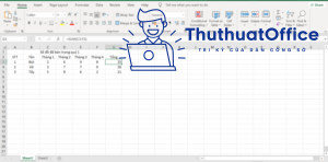 copy công thức trong Excel