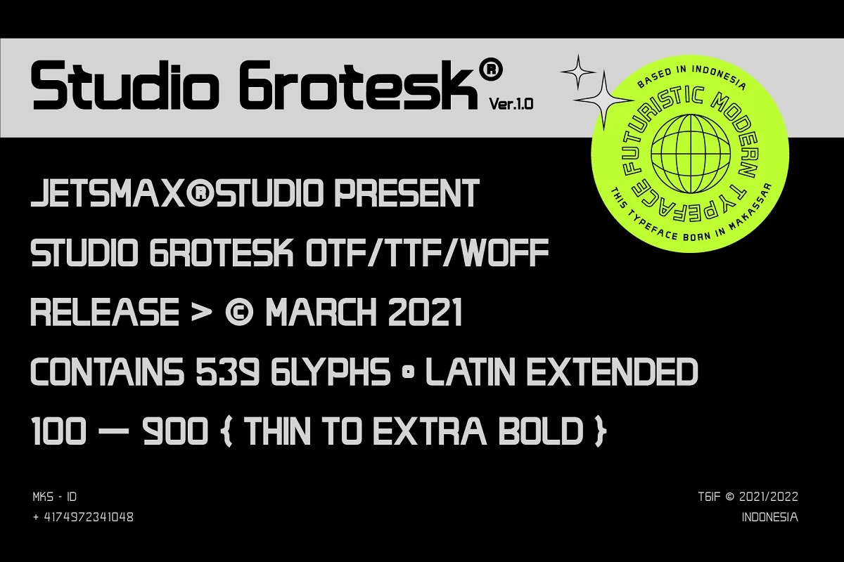 Studio Grotesk Font Free Download