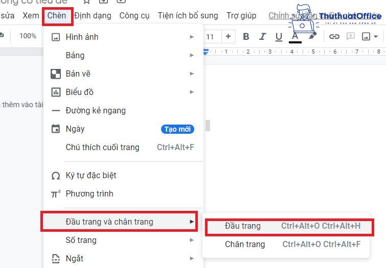 Tính năng cơ bản của Google Docs