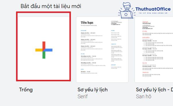 Tính năng cơ bản của Google Docs