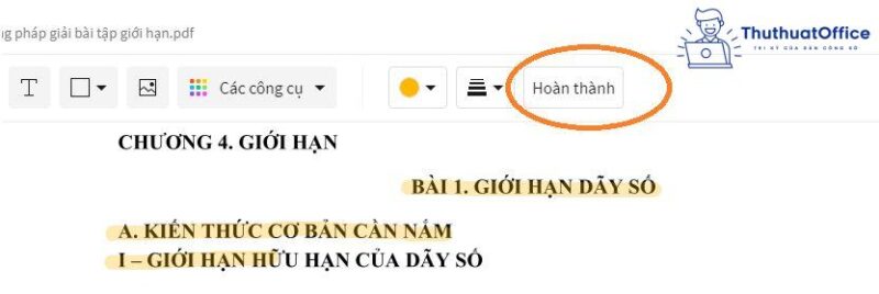 Cách highlight trong PDF