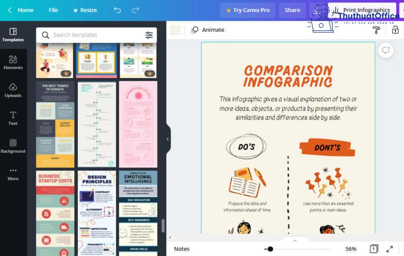 cách làm Infographic bằng PowerPoint