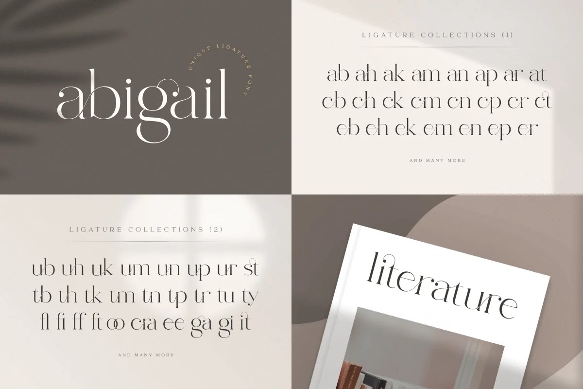 Font chữ tuyệt đẹp trên Creativemarket