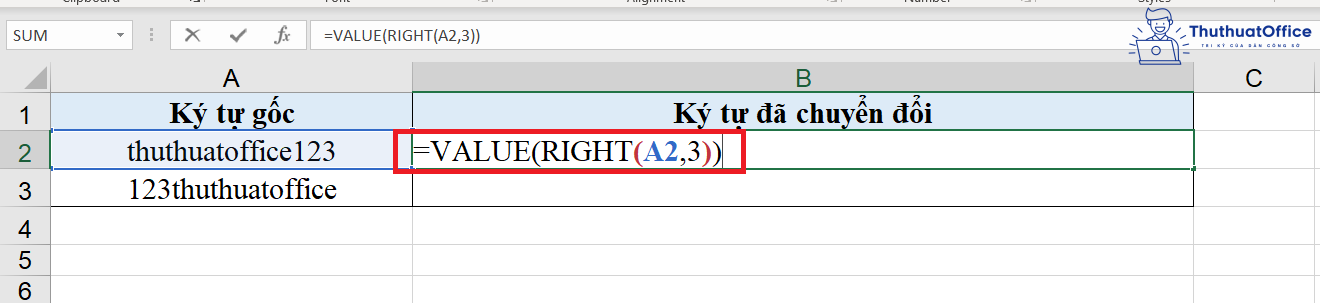 viết hoa chữ cái đầu trong Excel