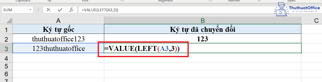 viết hoa chữ cái đầu trong Excel