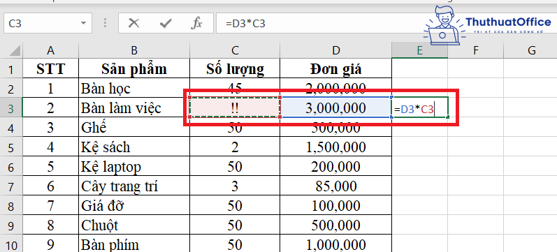 #value trong Excel