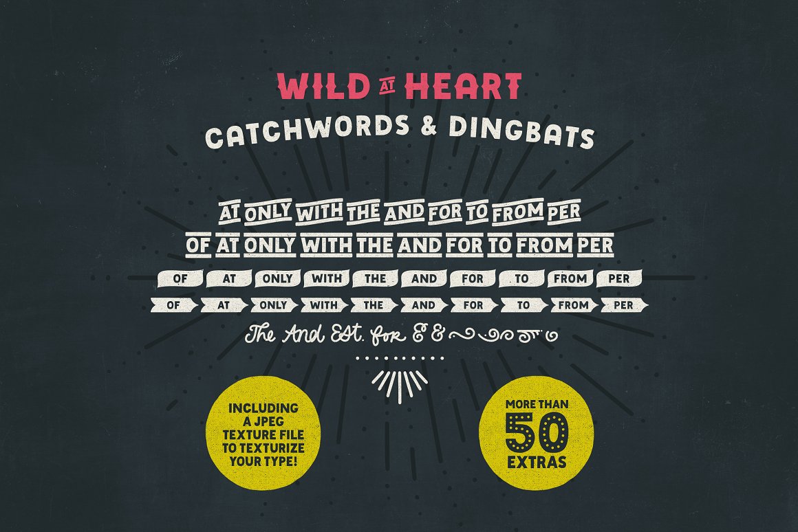 Wildheart - Extra Dingbats Font