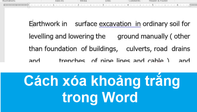 xoa khoang trang trong Word 01