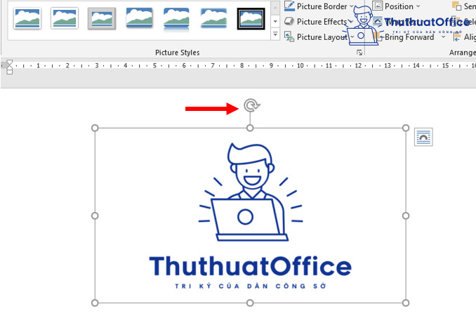 xoay hình trong Word