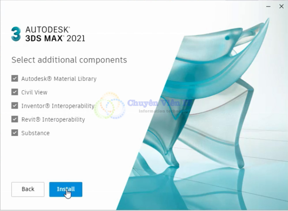 Hướng dẫn cài đặt Autodesk 3Ds Max 2021