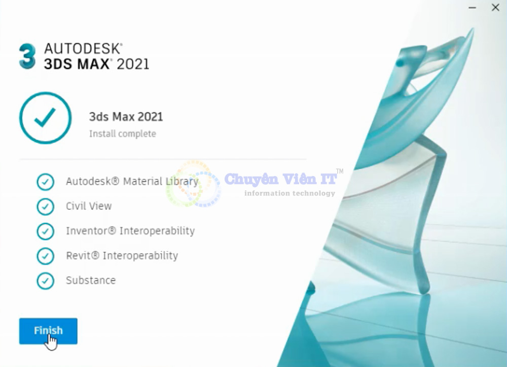 Hướng dẫn cài đặt Autodesk 3Ds Max 2021