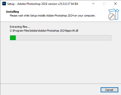 Hướng dẫn cài đặt Photoshop 2024