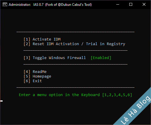 IDM Activation Script