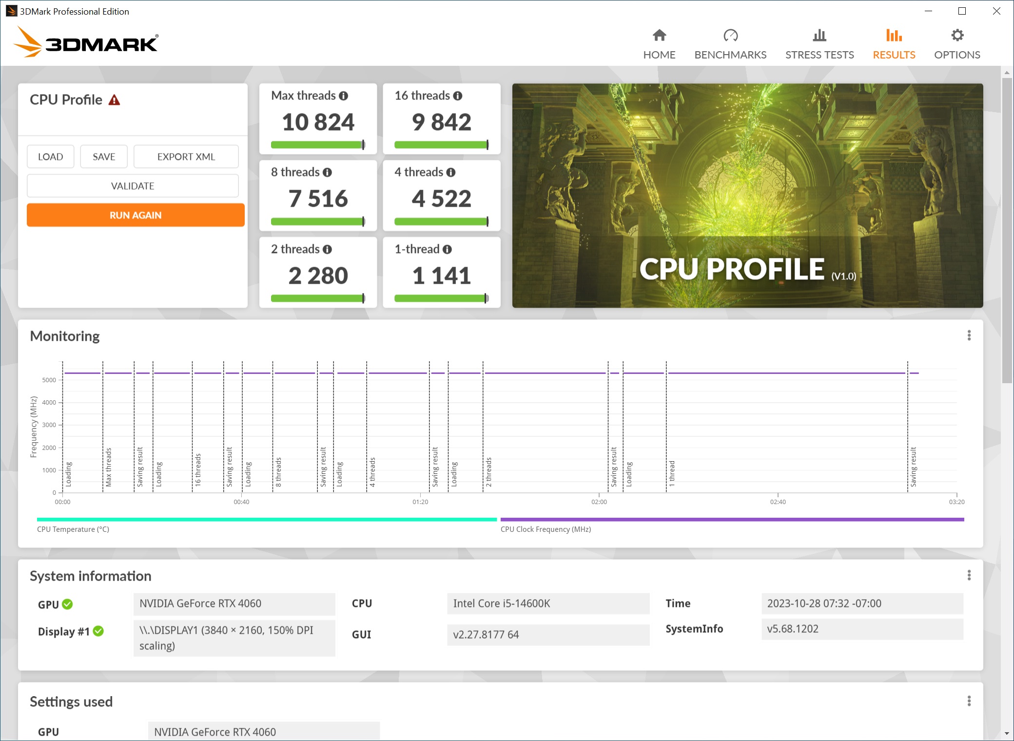 Intel Core i5-14600K - 3DMark