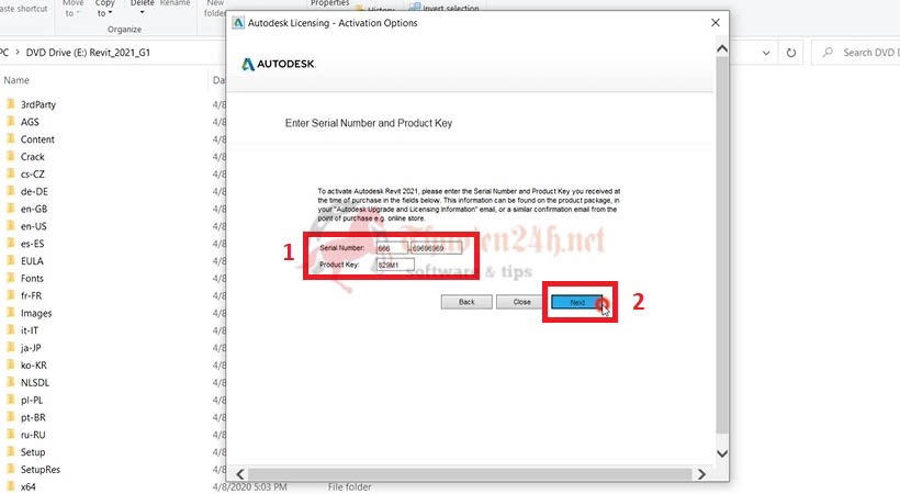 Hướng dẫn kích hoạt Autodesk Revit 2021