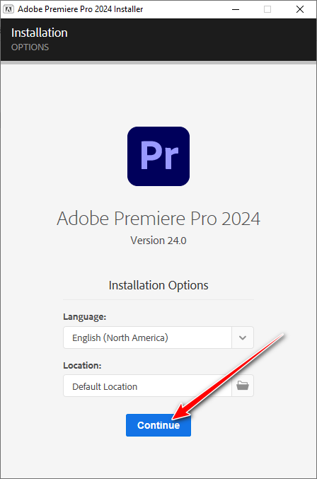 Hướng dẫn cài đặt Premiere Pro 2024