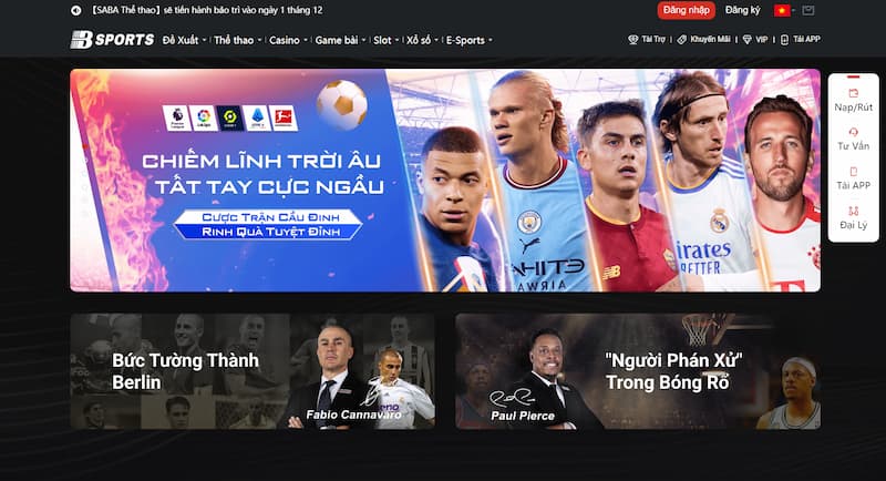 Nhà cái Bsports đẳng cấp