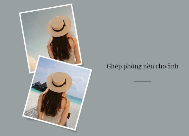 ghép phông nền ảnh trên Snapedit?