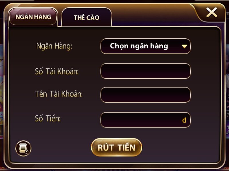 Rút tiền thẻ cào