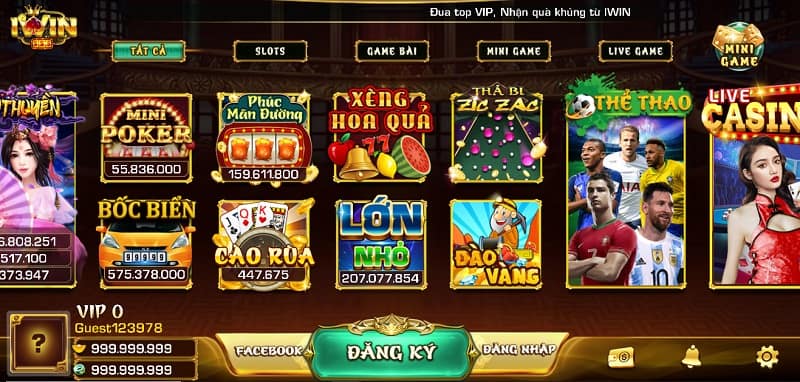 Lưu ý khi đăng ký tài khoản tại IWIN