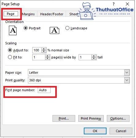 Cách đánh số trang trong Excel liệu bạn đã biết 20 Đánh số trang trong Excel
