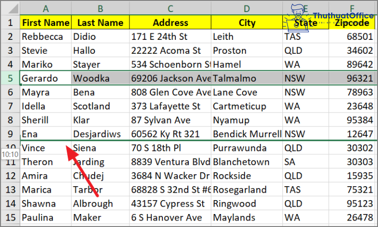 6 cách di chuyển hàng, di chuyển cột trong Excel 19 6 cách di chuyển hàng, di chuyển cột trong Excel 18