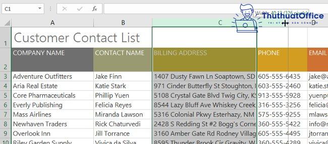 6 cách di chuyển hàng, di chuyển cột trong Excel 3 6 cách di chuyển hàng, di chuyển cột trong Excel 2